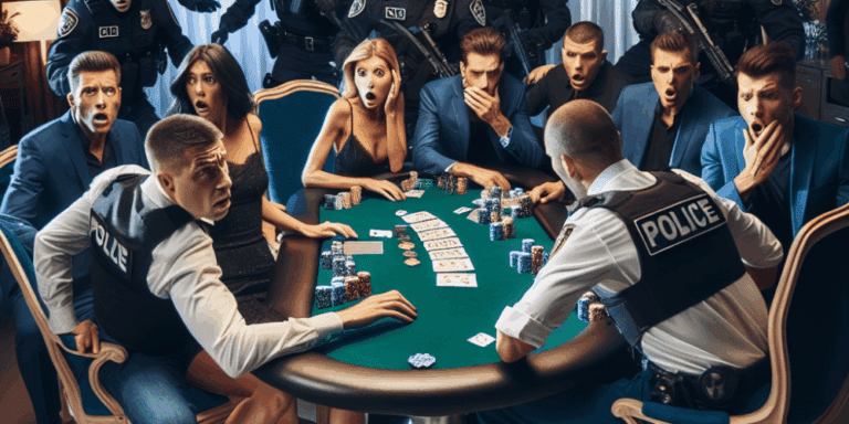 Le coup de filet de la police dans un tournoi de poker à 100€
