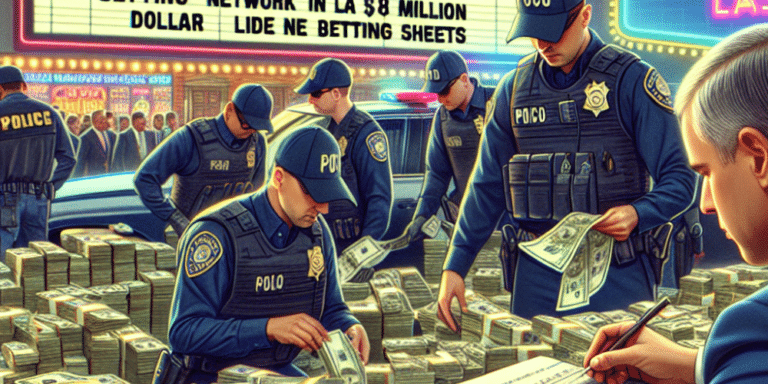 Démantèlement d'un réseau de paris illégaux de 8 millions de dollars à Las Vegas