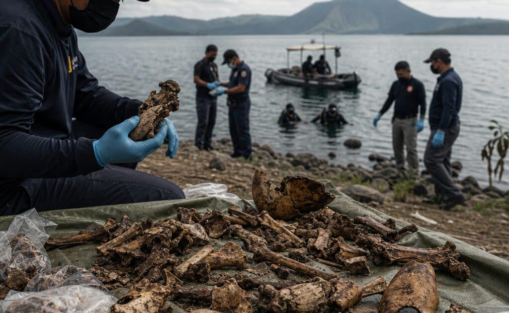 Découverte de 1400 fragments humains dans le lac Taal relance l'enquête sur l'e-sabong