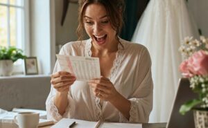 Une femme gagne 65000 dollars à la loterie en faisant une pause dans les préparatifs d'un mariage
