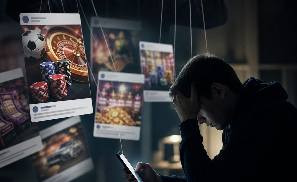 Publicité Illégale de Jeux d'Argent sur Facebook et Instagram Ciblant les Joueurs Vulnérables
